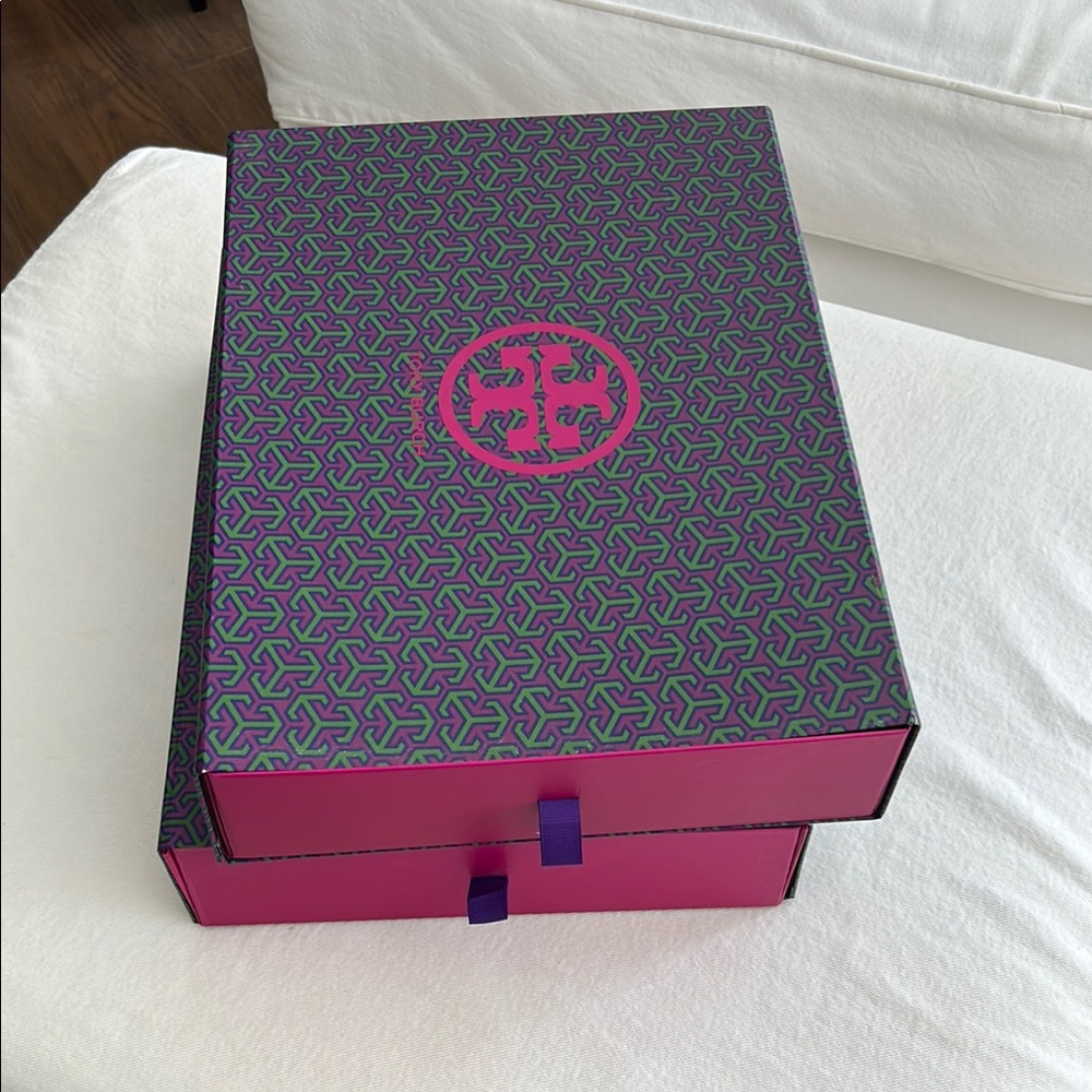 Tory Burch Patterned Storage Box Set